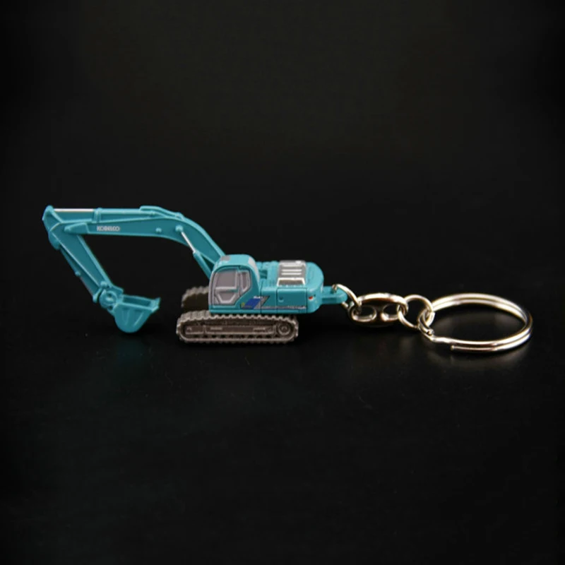 PC210  SK250 Truck Model Keychain Chain Diecast alloy metal Hydraulic Excavator truck model toy engineering truck toy keychain 6