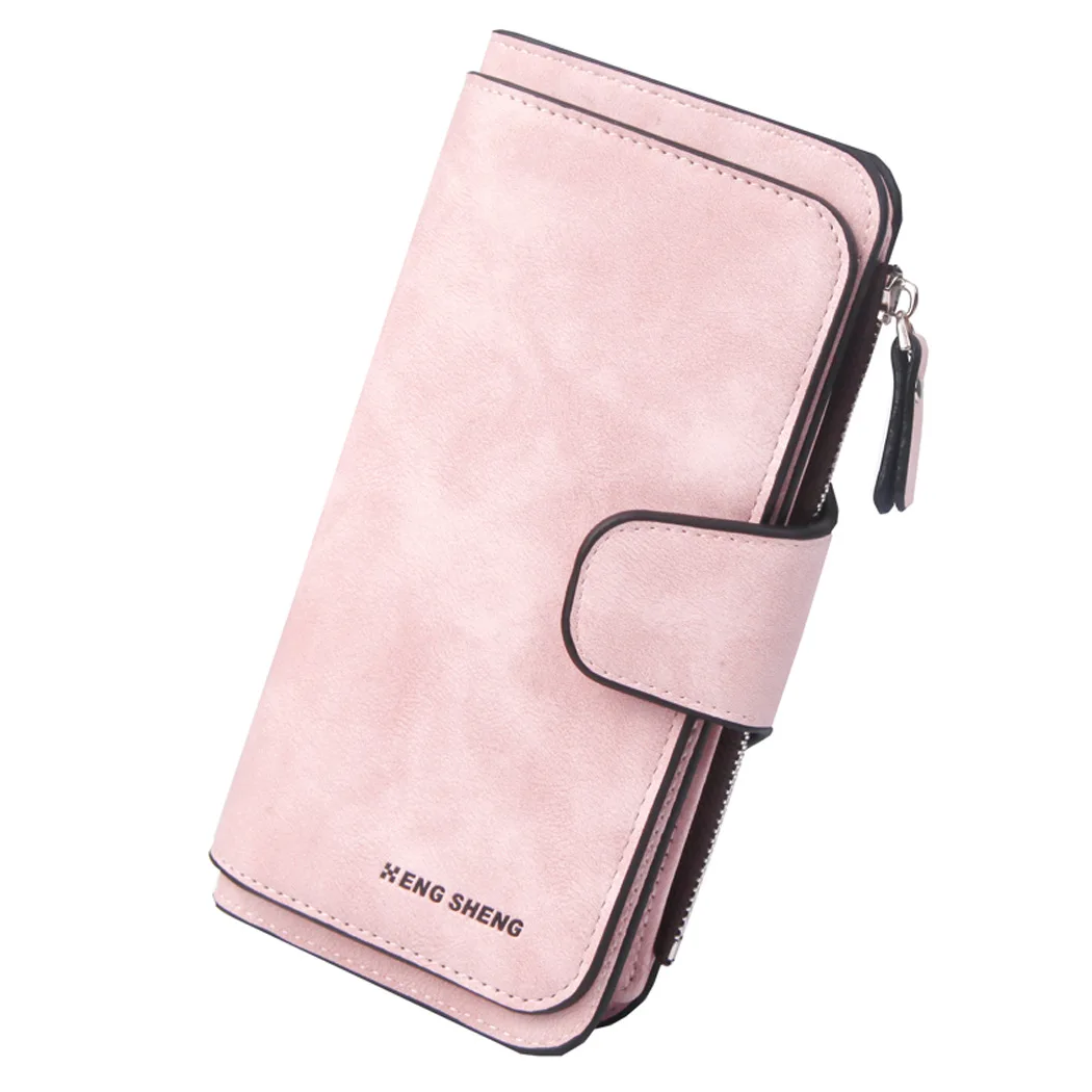 

Wallet Women's Scrub Card Bag Buckle Women's Wallet Multi-function Wallet