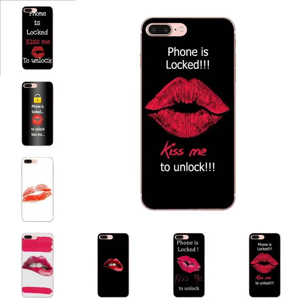 Kiss To Unlock для Apple iPhone 11 Pro X XS Max XR 4 4S 5 5C 5S SE SE2 6 6S 7 8 Plus мягкий ТПУ индивидуальный дизайн