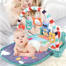 Kidlove детский коврик для фитнеса, детский коврик для ползания, музыкальный коврик для младенцев, игрушки для детей