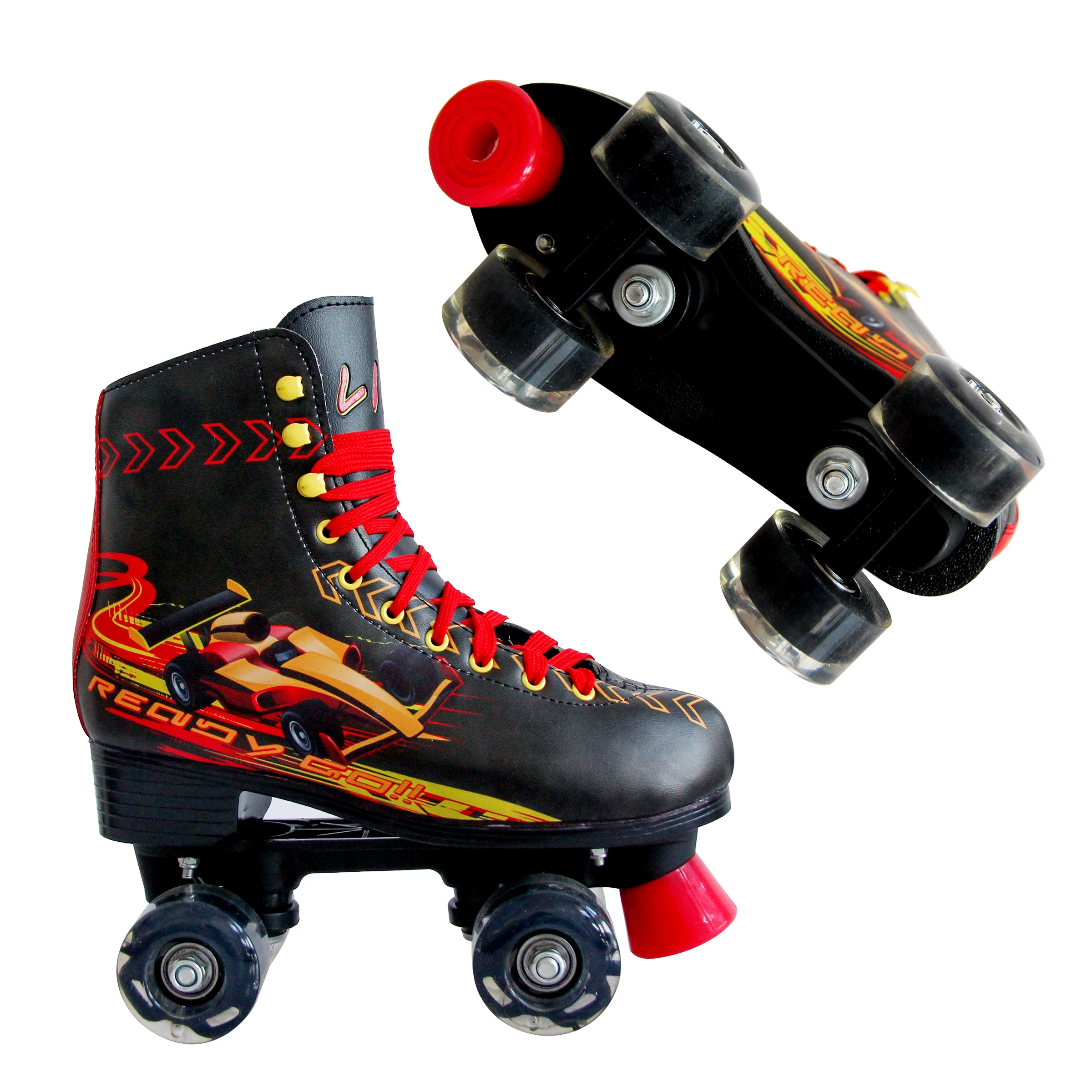 Patines 4 Ruedas Profesionales Con Luces Ajustable Niño Niña