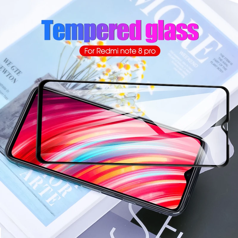 Защита экрана из закаленного стекла для Xiaomi Redmi 7 8 Note 7 Pro 8 Pro 8T полное покрытие закаленное стекло для Xiaomi Redmi 7A 8A чехол