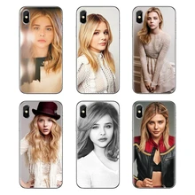 Para Huawei Mate Honor 4C 5C 5X 6X 7 7A 7C 8 9 10 8C 8X 20 Lite Pro transparente estuche de bolsa de tpu actriz Sexy chica Chloe Grace Moretz