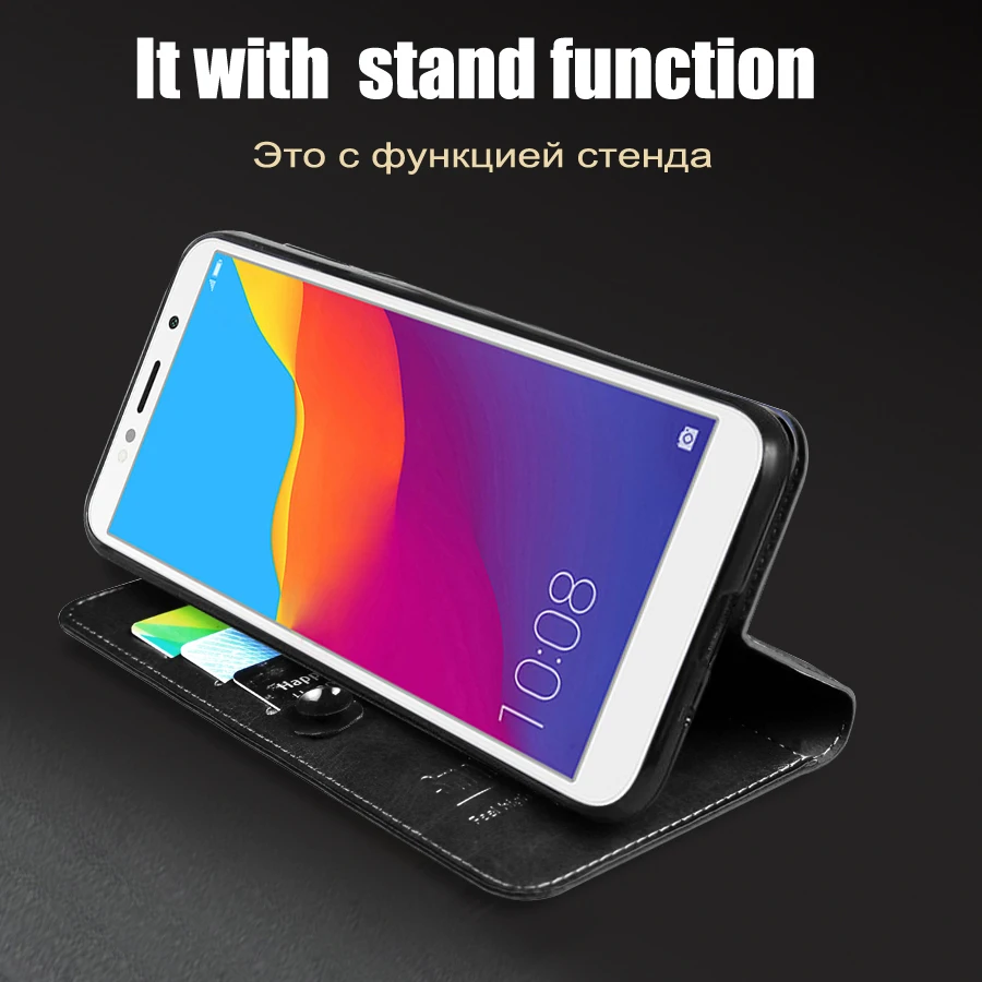 Для Honor 7A чехол для Honor 7A DUA-L22 чехол силиконовый 5,45 кожаный флип-чехол для телефона для huawei Honor 7A Русская версия