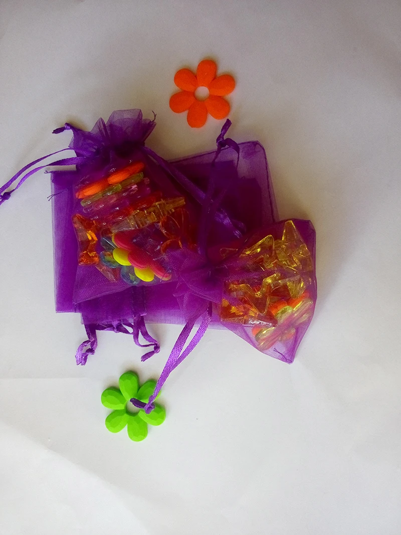 

7*9cm 300pcs Organza Bag christmas Dark purple Drawstring bag jewelry packaging bags for gift/candy/wedding/party Yarn bag