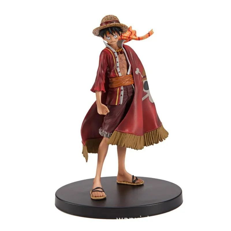 

One Piece DXF the Great Route 15 Anniversary Luffy Red Anime Model Ornaments Prize Figure Garage Kit