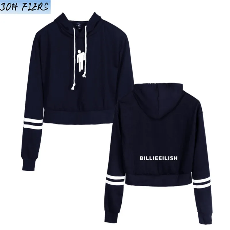  Hot Sale Billie Eilish Hoodies crop top women Sexy Spring Autumn Cotton High Quality Billie Eilish 