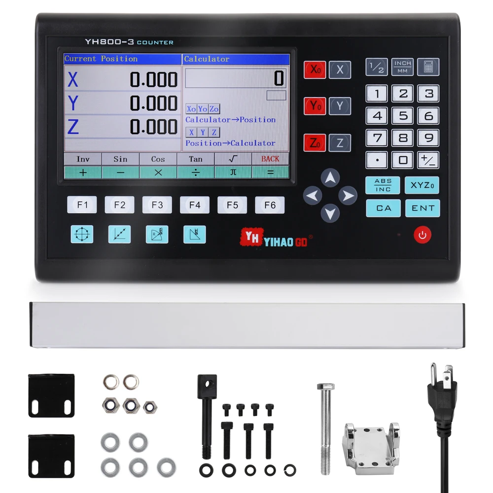 

7 Inch LCD Large Screen Grating CNC Digital Readout Display Lathe Control Panel Controller Board Engraving Milling Machine