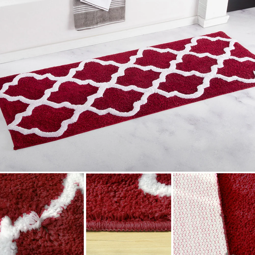 Коврик для ванной из микрофибры Мягкий моющийся коврик быстро впитывающий влагу