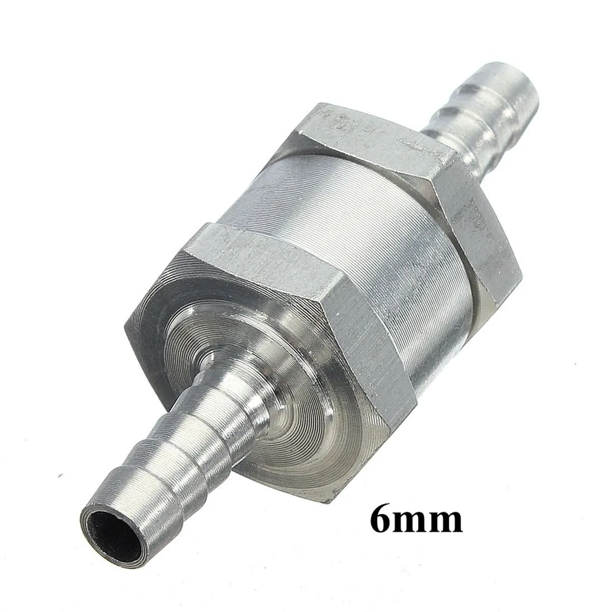 

Hot Sale 1Pc 6/8/10/12mm Aluminium Alloy Fuel Non Return Check Valve One Way Fit for Carburettor