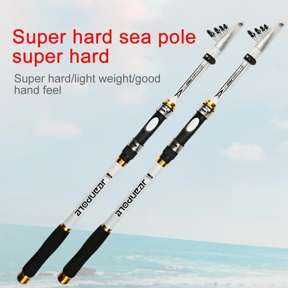 2.1/2.4/2.7/3.0/3.6m Carbon Fiber Fishing Rod Freshwater Telescopic Poles Tool 