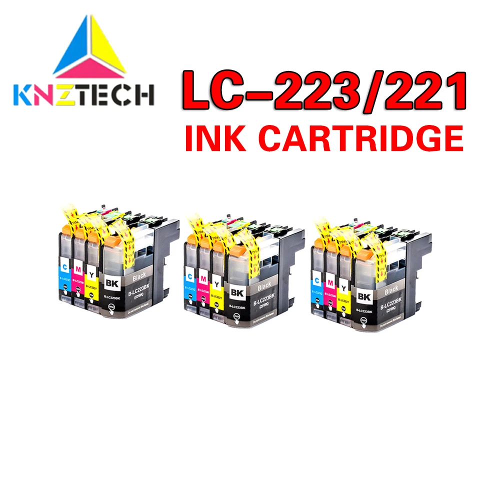 223 Новый чернильный картридж совместимый с brother LC223 LC чернильные картриджи для