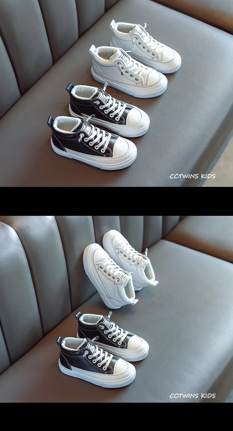 CCTWINS/детская обувь; коллекция года; Сезон Зима; модные спортивные кроссовки для девочек; Белые Повседневные кроссовки для детей с мехом; Теплая обувь; FC2709