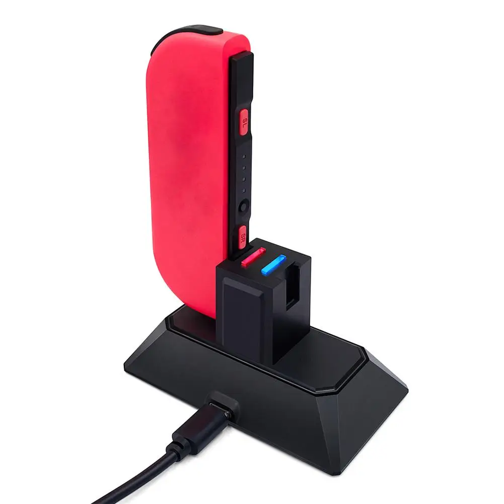 2 в 1 Подставка для зарядного устройства геймпада ДЛЯ NS Switch Joy Con & Pro контроллер