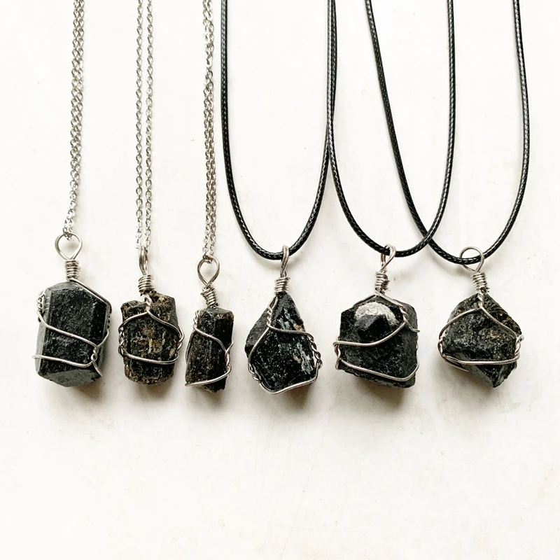 Natural Black Tourmaline Stone Rough 