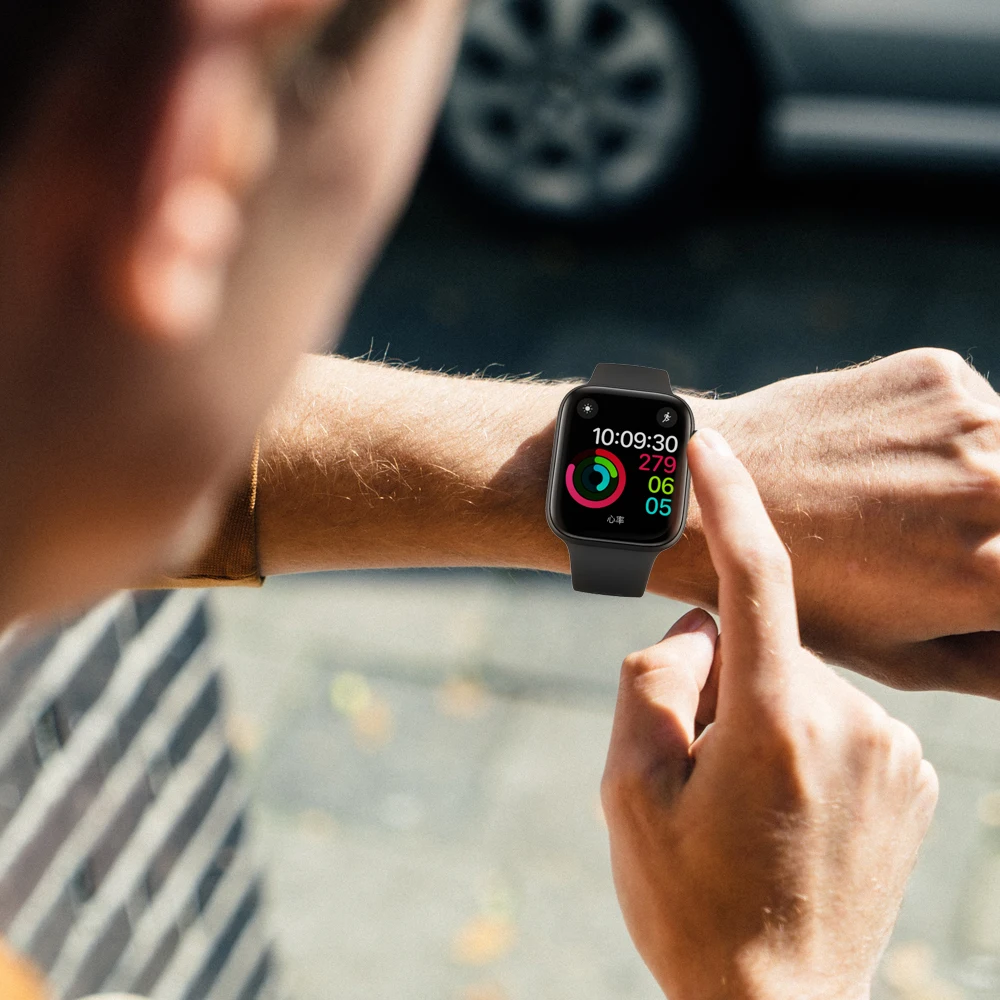 Силиконовый мягкий ремешок для Apple Watch Series 1 2 3 4 5 ремешок для 38 мм 40 мм 42 мм 44 мм ремешок SmartWatch спортивный силиконовый наручный браслет