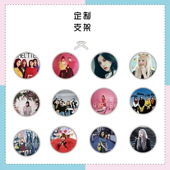 

1 Pcs Kpop BlackPink Lisa Jennie Rose Jisoo Ins Cute Head Phone Holder Telescopic Desktop Air Cushion Peripheral Collection