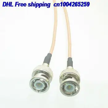 

EMS/ DHL 50pcs BNC male plug to BNC male plug RG316 Jumper pigtail 2M cable 22j