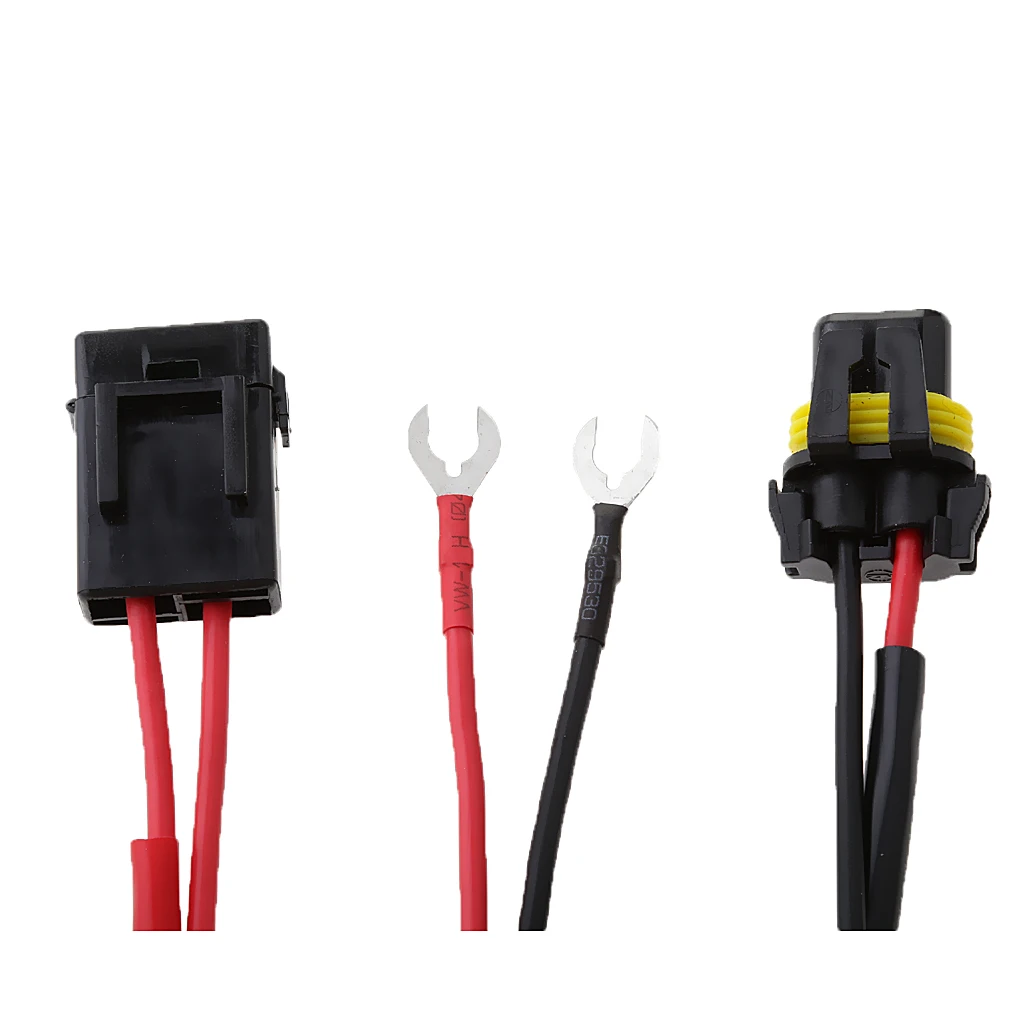 H3 H4 H7 H11 9005 9006 HID Conversion Kit Relay Wire Harness Wiring Adapter 