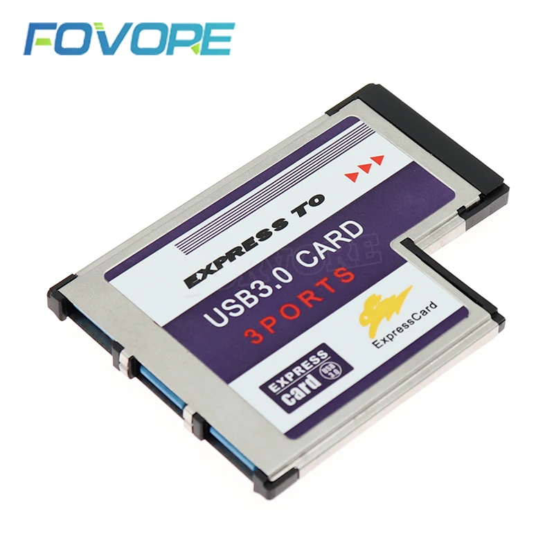 Карта расширения USB Expresscard 3 порта 0 экспресс-карта 34 54 мм карта Express Card для