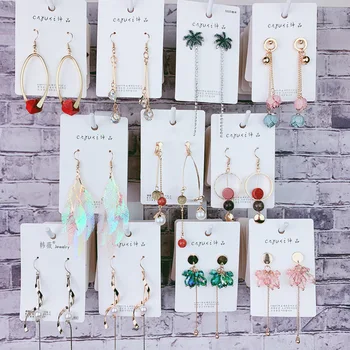 

30 Pairs/lot simple cute women jewelry earrings wholesale 201102-16