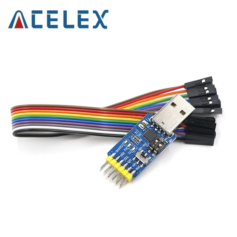 CP2102 USB UART 6 в 1 многофункциональный (USB TTL/RS485/232 TTL RS232/485232 до 485) последовательный