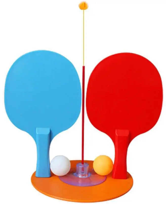 Детский тренировочный комплект ракеток для настольного тенниса, гибкий тренировочный отскок, домашние игрушки на присоске для пинг-понга