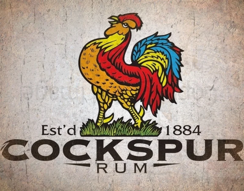 Металлический оловянный плакат с винтажным ромом для паба бара (посетите наш