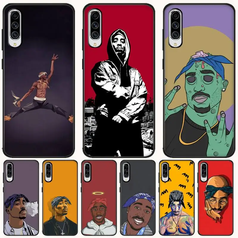 

2pac Tupac And Biggie Silicone Customer High Quality Phone Case For Samsung A10 20 30 40 50 70 10S 20S 2 Core C8 A30S A50S