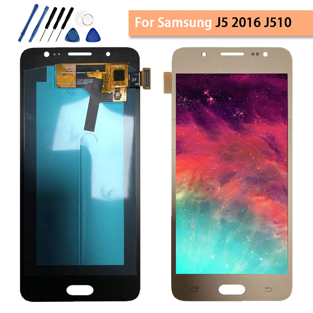 5 2 &quotдля Samsung Galaxy J5 2016 LCD J510 дисплей сенсорный экран дигитайзер панель в сборе SM J510F