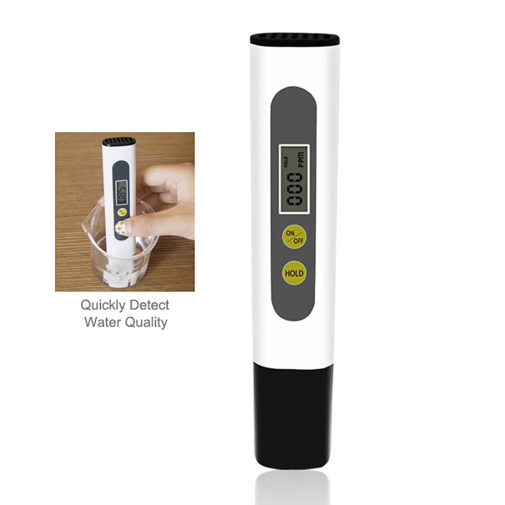 

TDS Meter Digital Water Quality Tester 1~9990ppm Meter LCD Display High Accurate Testing for Drinking Water Aquariums