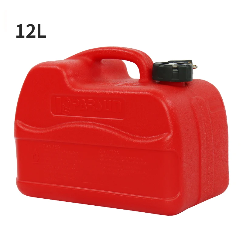 9L/12L/24L Boat Yacht Engine Marine Outboard Fuel Tank Oil Box Thicken Red Portable Anti-static Corrosion-resistant