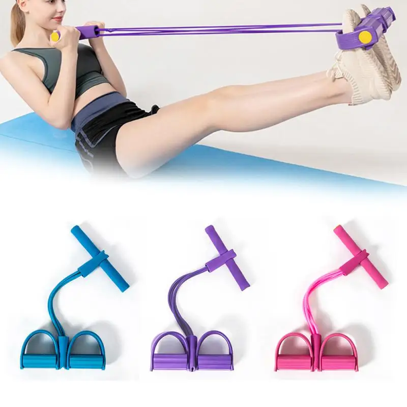 

Yoga Pedal Tensioners Resistance Band set fitness elastic bands Gym Workout Band Exercise Pilates yoga Equipment Tension Rope
