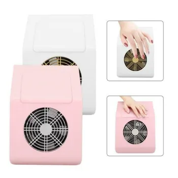 

Eu Plug 40w Nail Dust Collector Nail Art Suction Machine Manicure Tool With Filter Uv Light For Gel Nails Dryer Tools Lamp