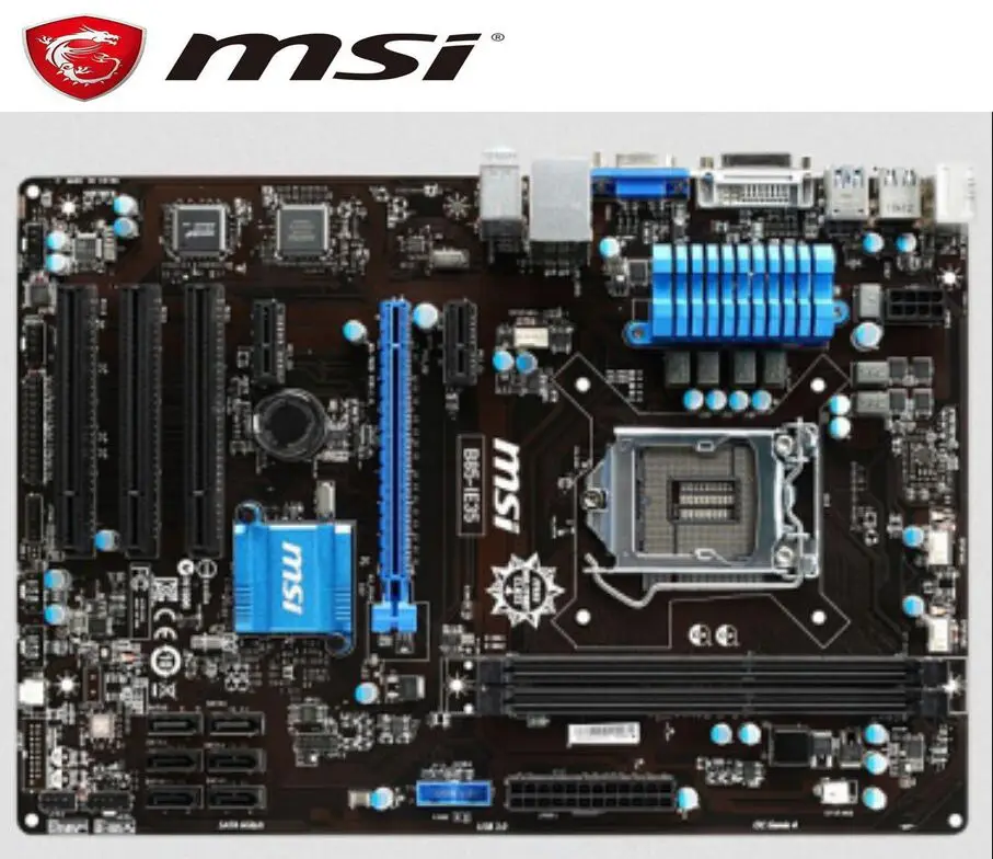 MSI оригинальная настольная материнская плата B85-IE35 B85 DDR3 Socket LGA 1150 материнская плата твердотельная интегрированная на платах продаж