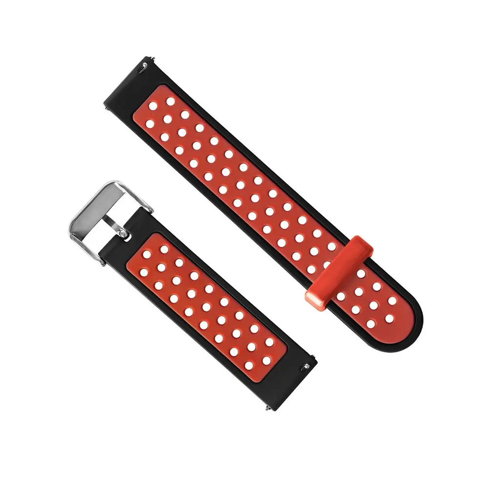 Модные Смарт-часы Huami для Amazfit 2/2S Stratos 22 мм двухцветный вентилируемый с ремешком