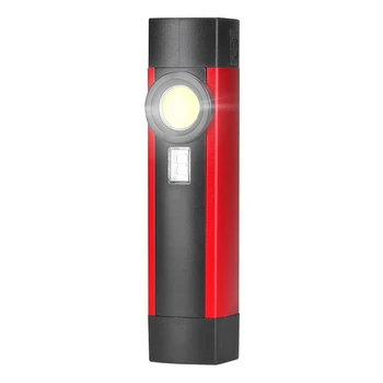 

LED Flashlight, Multifunctional COB Work Light USB Rechargeable Strong Light Flashlight UV Detection Light