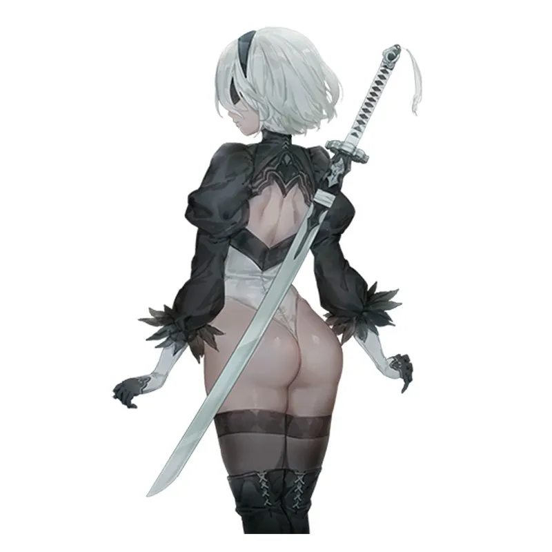 

Hot Sell Cute Sexy Girl NieR Automata 2B Render Anime Car Sticker Styling Decal Window Decoration Car Accessories KK13*10cm