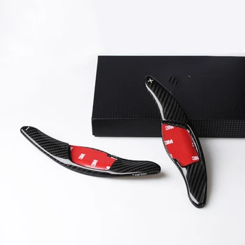 

2pcs/Pairs Carbon Fiber Balck Steering Wheel Shift Paddle Extension For Toyota Camry
