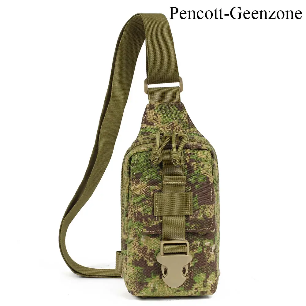 SINAIRSOFT наружная Спортивная Сумка военный тактический рюкзак на плечо походная камуфляжная сумка охотничий рюкзак - Цвет: Pencott-Geenzone