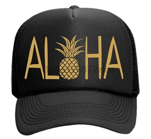 Гавайская шляпа Aloha сетчатая бейсболка Гавайская пляжная кепка с ананасом