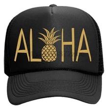 Гавайская шляпа Aloha сетчатая бейсболка Гавайская пляжная кепка с ананасом