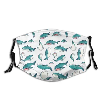 

Whale Sharks Men Women Reusable Mouth Face Mask Animal Anti Haze Dust Mask With Filters Protection Mask Respirator Mouth Muffle