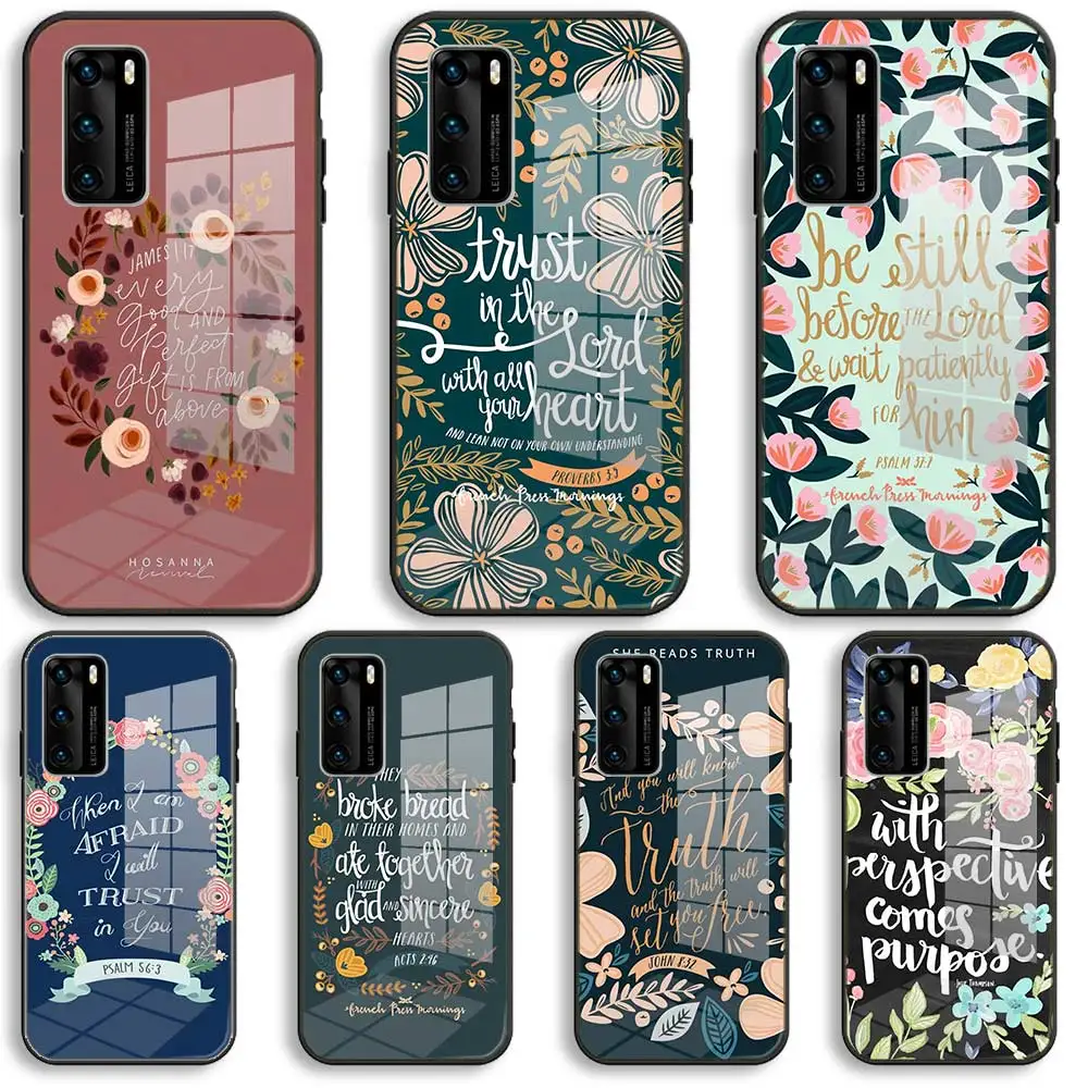 Чехлы из закаленного стекла для Samsung S20 S11 S10 S9 S8 Plus lite 10e fe Библия Филиппины Иисус