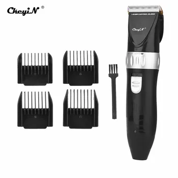 

Cordless Electric Hair Clippers Professional Haircut Machine Rechargeable Men Body Groomer Hair Cutting Kit with Guide Combs 0
