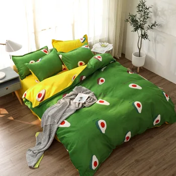 

Alanna HD-ALL fashion bedding set Pure cotton A/B double-sided pattern Simplicity Bed sheet, quilt cover pillowcase