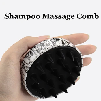 

Dish Brush Resin Shampoo Scalp Hair Massager Clean Bath Shower Hair Cleaning Comb Hair Massager Brush Bath Shower G0905