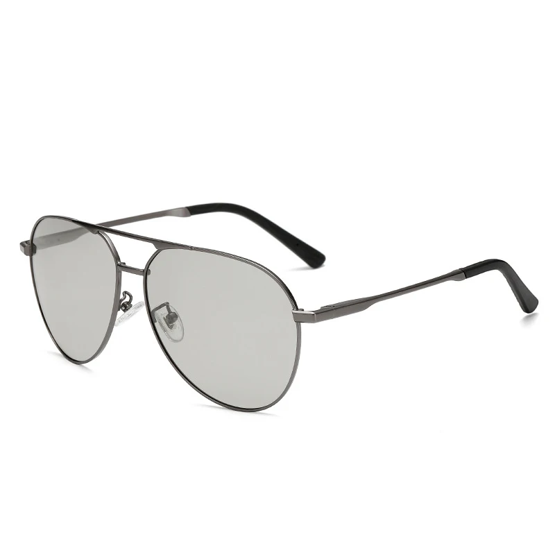 C7 gun photochromic HBK, день, ночное видение, поляризационные мужские солнцезащитные очки, пилот, антибликовые, безопасные, для вождения, HD, солнцезащитные очки, модные, желтые линзы, очки, UV400 - Цвет линз: C7 gun photochromic