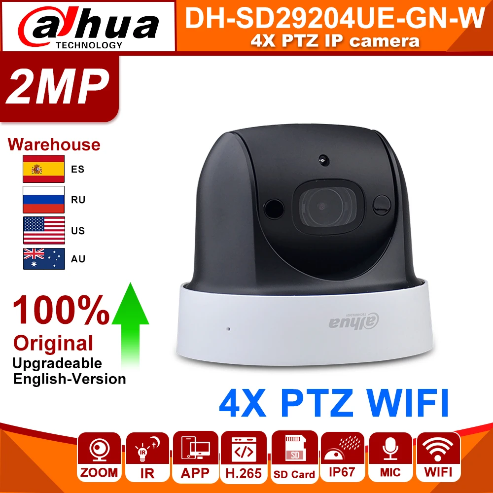 Сетевой видеорегистратор Dahua IP камера PTZ оригинальный SD29204T GN W 2MP 1080P 4X оптический
