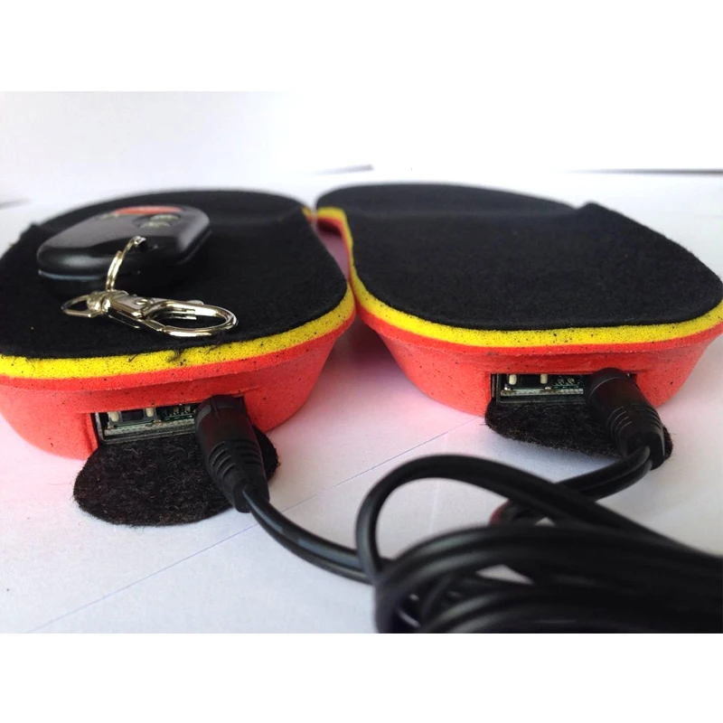 Бархатная нагревательная стелька с беспроводным пультом дистанционного